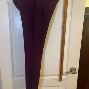 Banana Republic Factory Burgundy Ankle Pants
